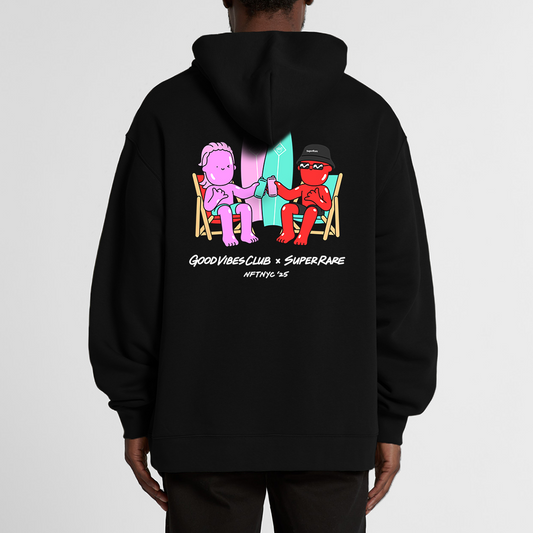SuperRare Hoodie Black