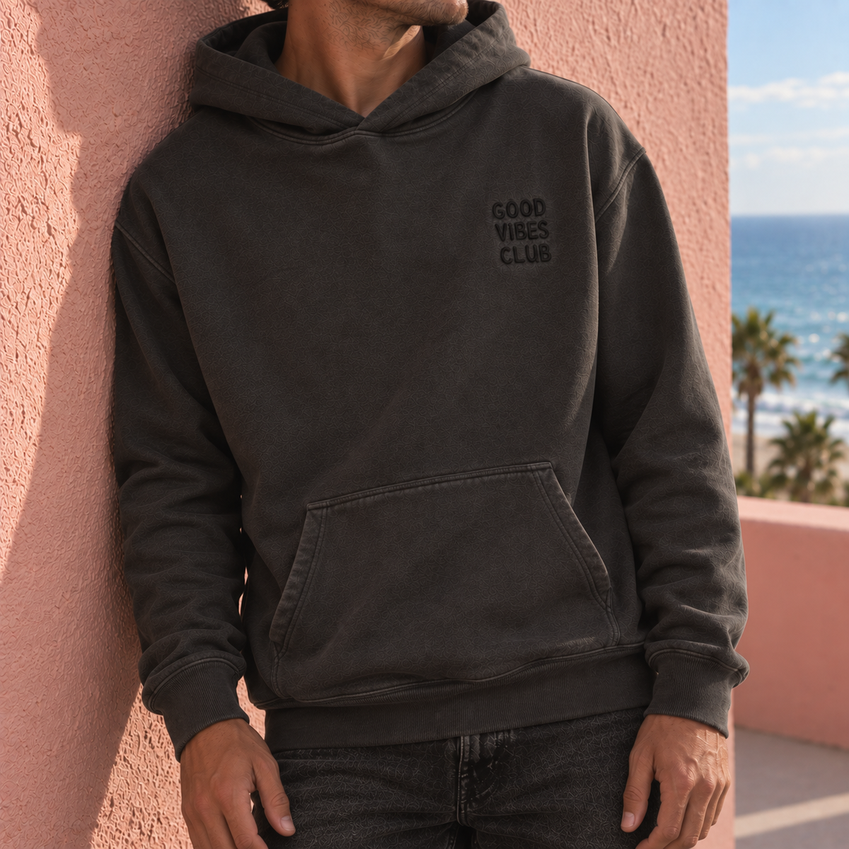 Club Hoodie - Faded Black