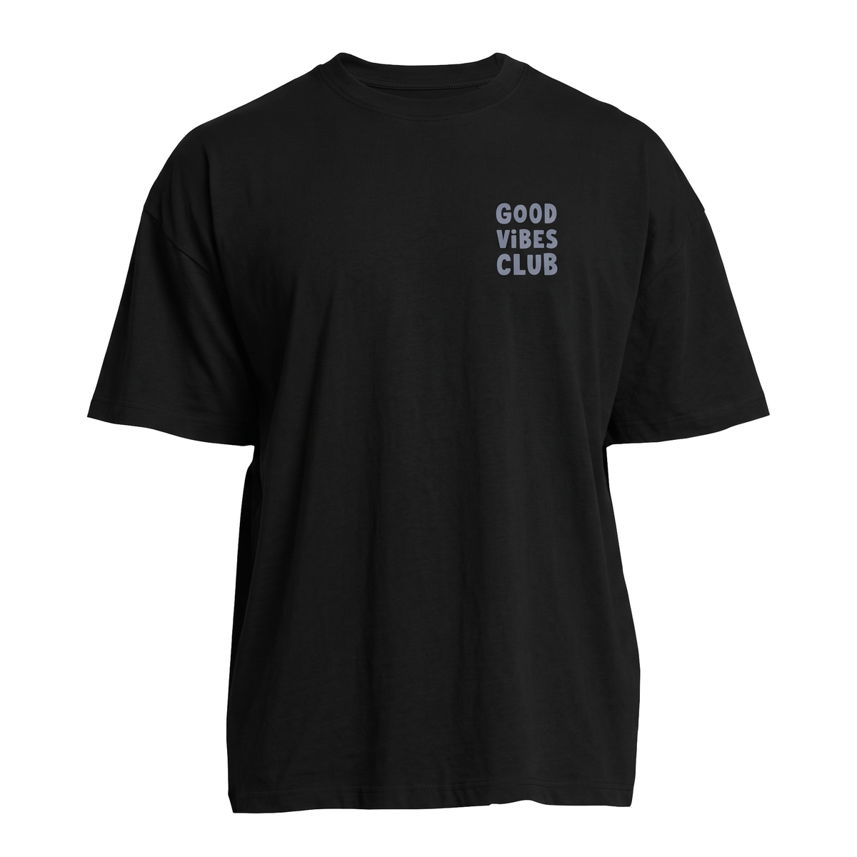 Oversized Club Tee - Black