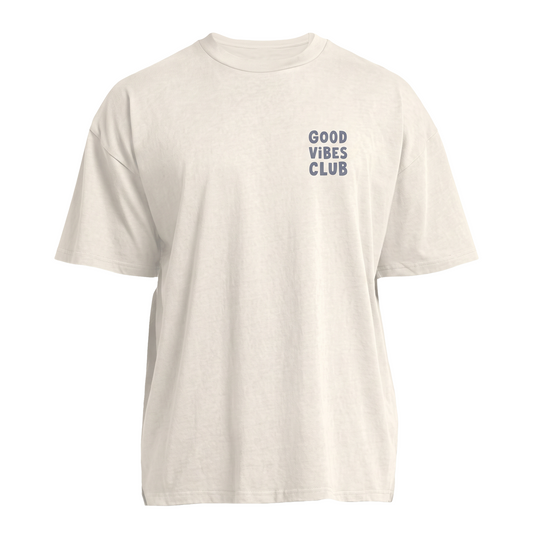 Oversized Club Tee - Bone